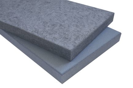 WS Sound Ausfuehrung Color Detailansicht von beschichteten WS® Sound Akustikmaterial Musterplatten
