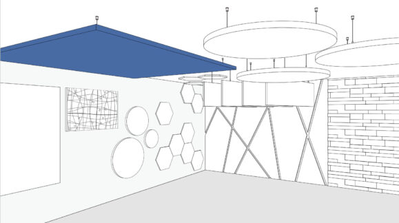 WS Sound Decke Eckig.jpg WS® Sound rechteckige und polygonale Deckensegel