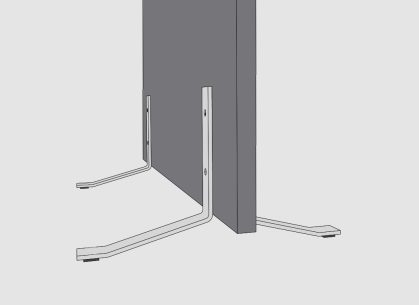 WSSound Stellfuß Mit Filz Montage Detailansicht WS® Sound Stellfüße mit Filzgleiter